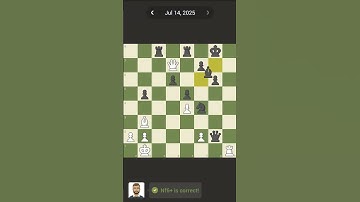 Chess.com Daily puzzle 14/07/2025