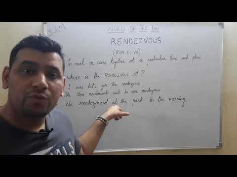 How to pronounce Rendezvous
