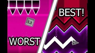 I ranked all the main levels in Geometry Dash from WORST to BEST!