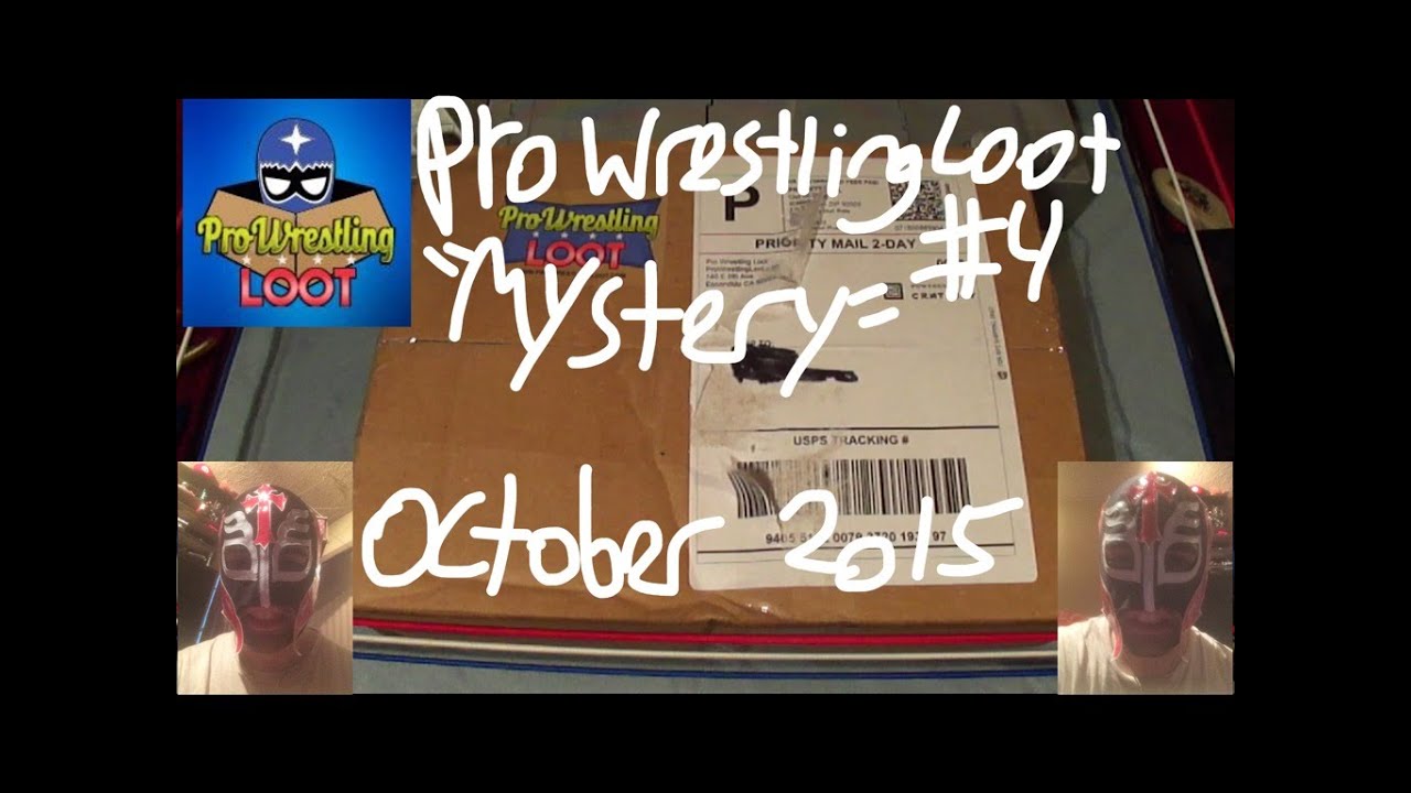 Wrestling CratesPro Wrestling Loot 4 "Mystery"October 2015 Unboxing