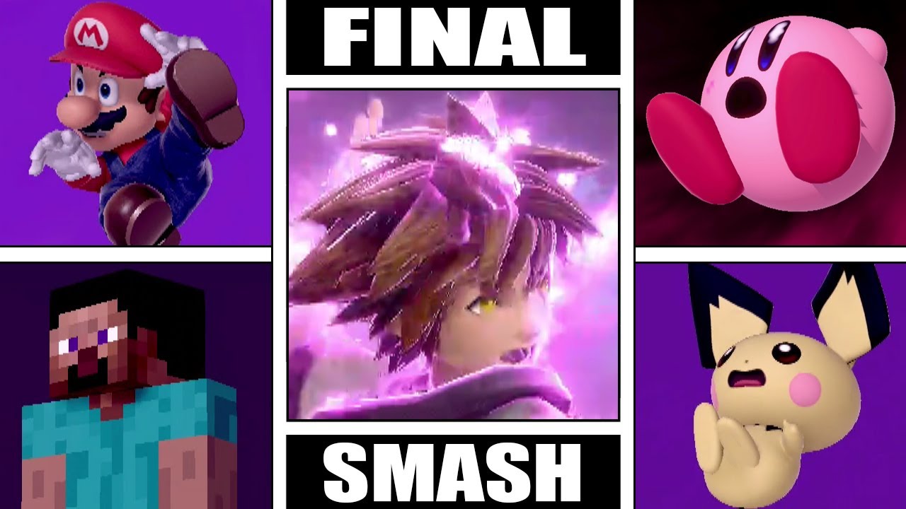 Sora Seals Away All Characters With HIs Final Smash! (Super Smash Bros Ultimate)