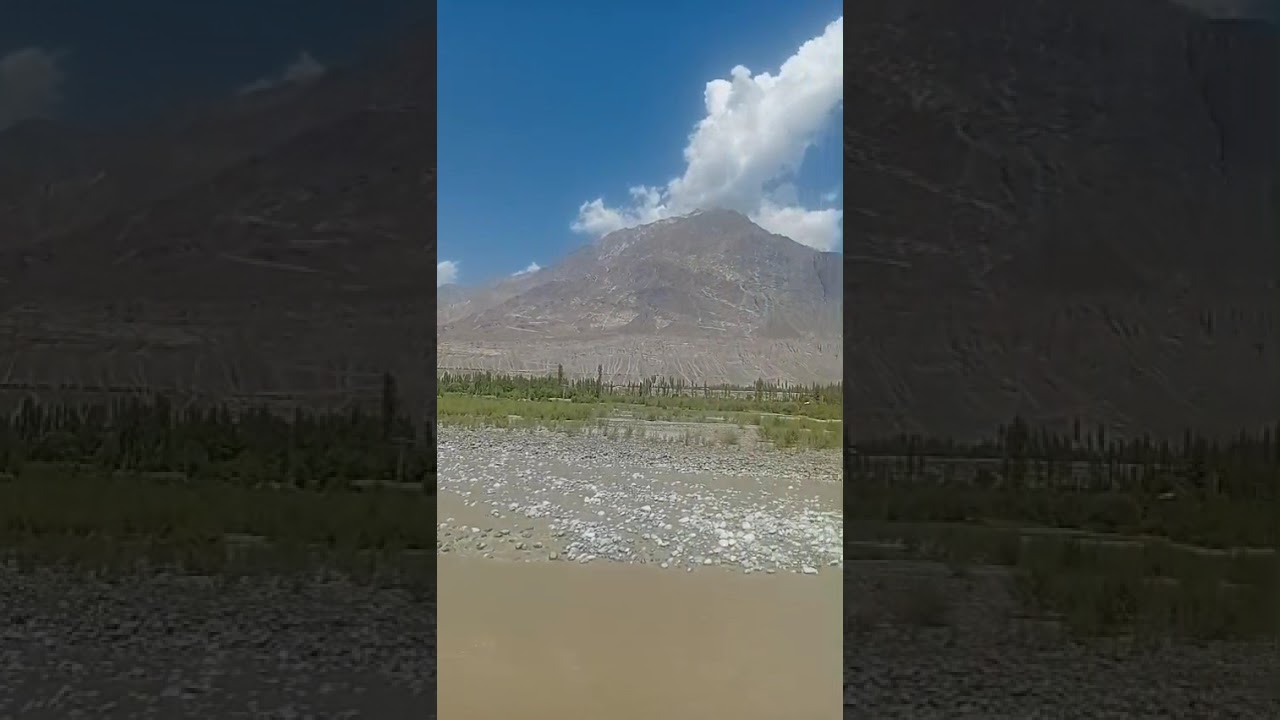 after talidas flood Ghizer river