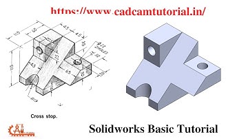 Solidworks Basic Tutorial for Beginners !Training Exercise 16