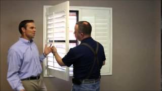How to replace a tilt rod staple This video illustrates how to replace a staple that has come out of a tilt rod in a plantation shutter.