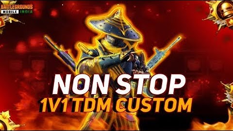 1v1 TDM Room BGMI Live | BGMI Live Custom Room | Day 118 Streak Tdm Matches - RGARZYT