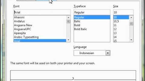 open office: superscript