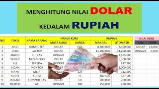 Hitung Mata Uang Asing ke Dalam Nilai Rupiah di Excel screenshot 5