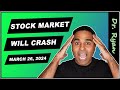 Stock Market Crash - Why Stocks Will Crash on November 24th, 2020