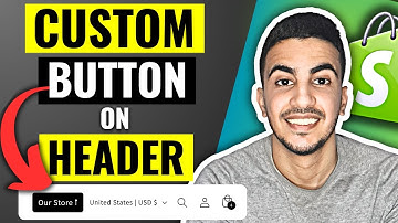 How To Add Custom Button Link On Header In Shopify