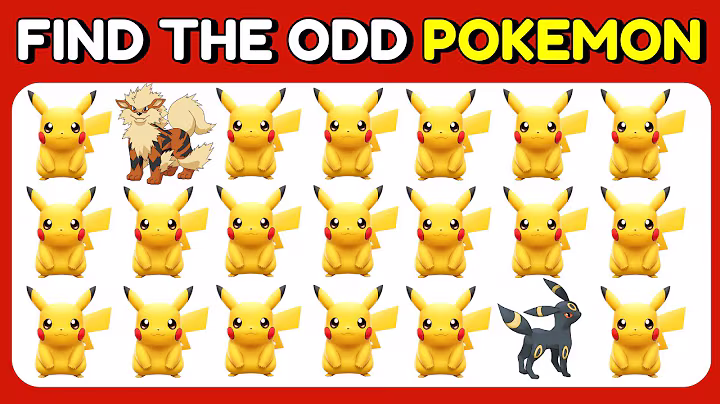Find the Odd One Out - Pokémon Edition! | Quiz Psychic