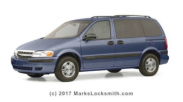 2003 to 2005 Chevy Venture Van On Board Key Programming Guide