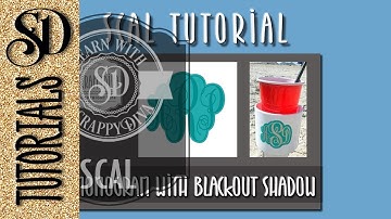 SCAL Lesson 7 - monogram font with blackout