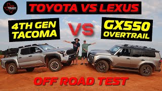 Lexus GX550 Overtrail VS Toyota Tacoma TRD OFF ROAD - Full Off Road Comparison