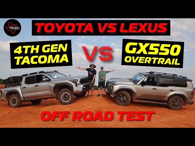 Lexus GX550 Overtrail VS Toyota Tacoma TRD OFF ROAD - Full Off Road Comparison class=