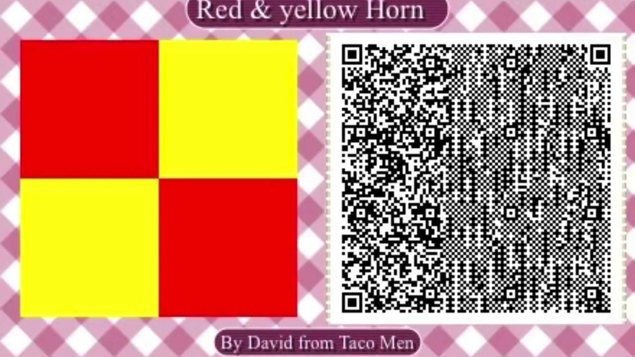 Animal crossing Horn Hat QR codes w/ shirts :)