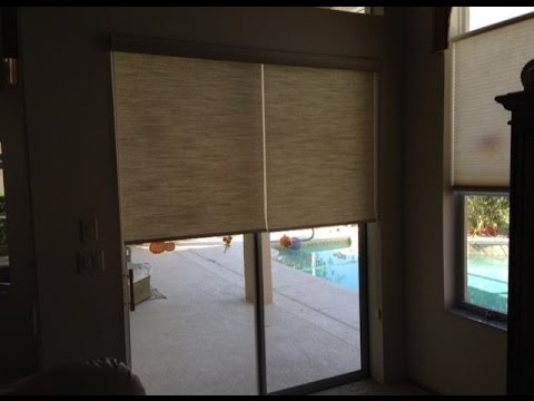 Shades for Sliding Glass Doors   YouTube