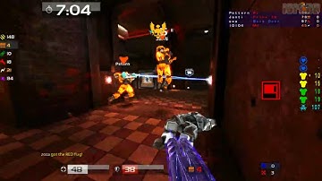 Quake Live: CTF infinity, zoza(POV) Quadrun caps 16 rated Pickups