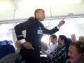 KLM Flight Attendant safety briefing