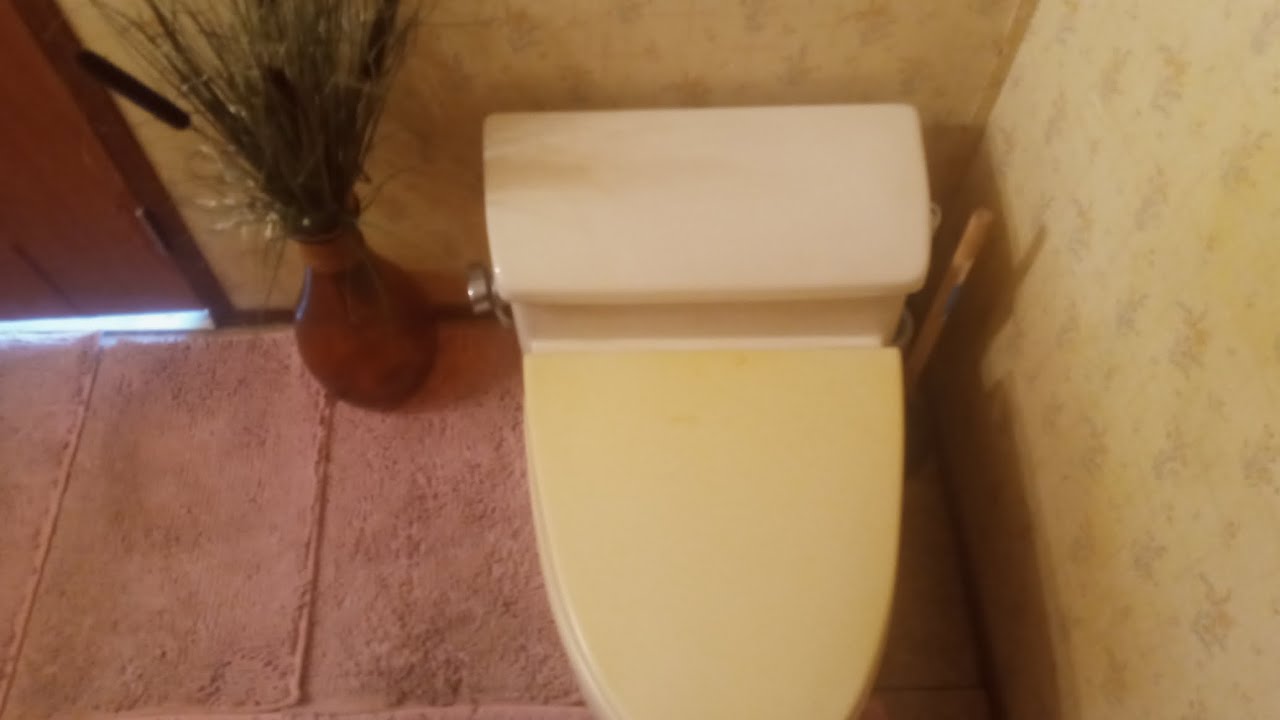 1978 American standard Luxor lowboy toilet.Non vent away. YouTube