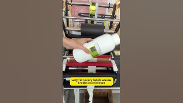 Have you ever seen this round bottle labeling machine? #labelingmachine#sticker  #factory #machine