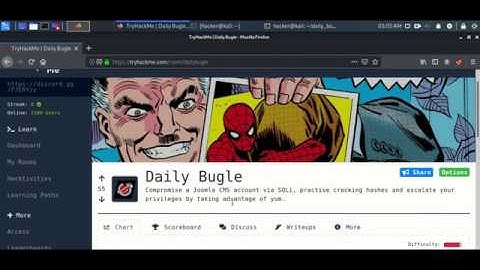 Tryhackme daily bugle