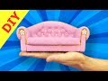 DIY Miniature sofa for dollhouse