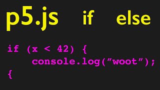 Conditional Statements in p5.js | Programming for Artists Tutorial by What Make Art 45 views 4 months ago 3 minutes, 22 seconds