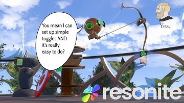 Resonite! Setting Up Simple Toggles for Your Avatar (Tool Shelves, Clothing)!