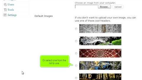 How to change your header in WordPress