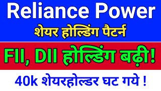 rpower शेयर होल्डिंग पैटर्न ! reliance power latest news, rpower share latest news
