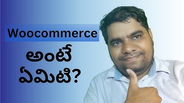 What is Woocommerce Telugu | WordPress Tutorial for Beginners