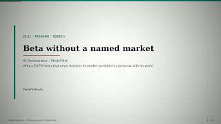 S2-11 · Beta without a named market | AI Orchestration