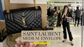 Saint Laurent Medium Envelope Bag Review | Luxury Shopping at YSL in Paris