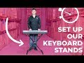 QUICK DEMO - How to Set Up Our Keyboard Stands