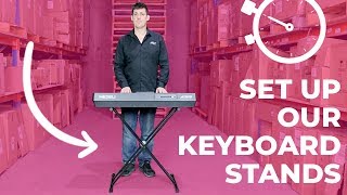QUICK DEMO - How to Set Up Our Keyboard Stands