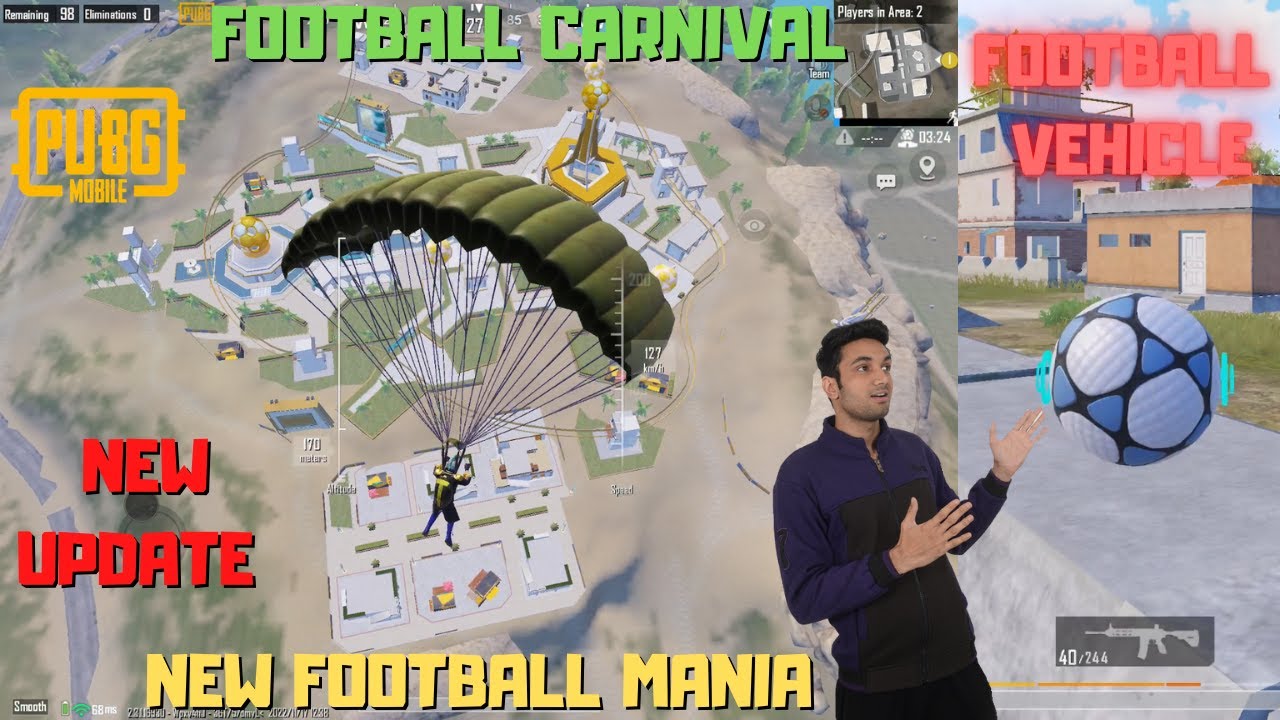 New Football Carnival Best Loot Place Football Mania Mode Pubg Mobile New Update Gameplay