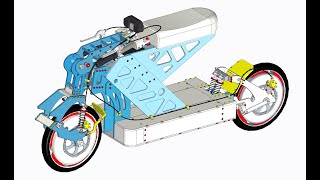 How to Design & Make Electric Scooter at home. PART 1. Fusion 360, PTC Creo , Solidworks , CAD CNC