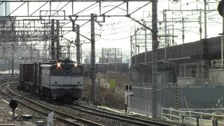 東海道本線5087列車（北旭川～百済）EF65-2138