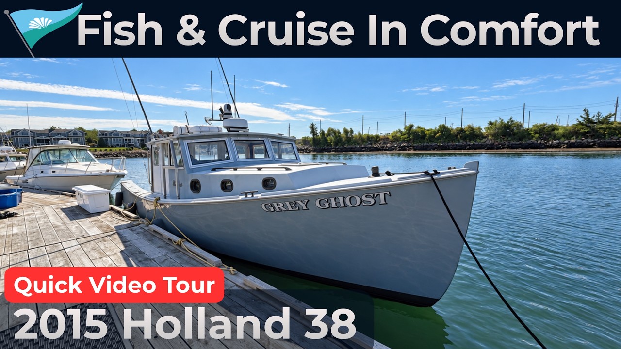 ⁣2015 Holland 38 For Sale [$450,000] -Quick Video Tour