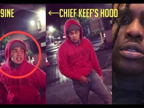6ix9ine EXPOSED by Security Footage for Pulling up to Chief Keef Hood O Block at 3AM instead of 10PM