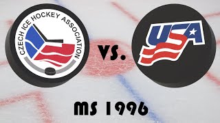 Mistrovství světa v hokeji 1996 - Semifinále - Česko - USA