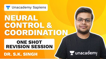 Neural Control & Coordination | 1 Shot Revision | Dr. S K Singh | Biology | Unacademy Sapiens