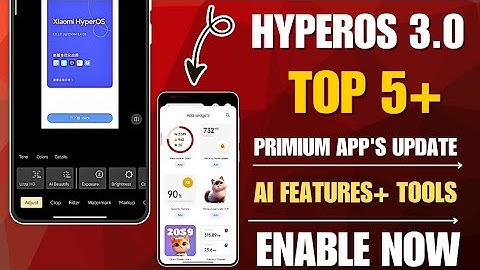 HyperOS 3.0 Top 5+ New Features & Ai Features+ Tools Enable Now Any, Redmi, Xiaomi, POCO Devices 