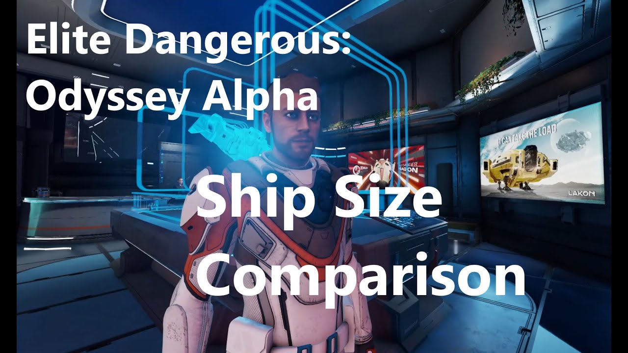 Elite ship scale video 2021 edition 