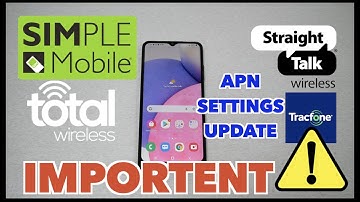Internet not working for all straight talk,Simple mobile,Total by Verizon users due to APN update