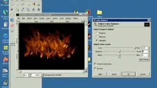 Gimp flame Tut