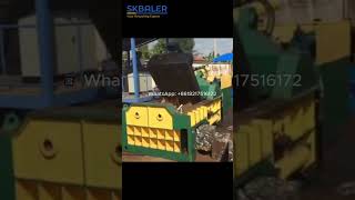 Powerful Scrap Steel Compression | Metal Baler Press Machine