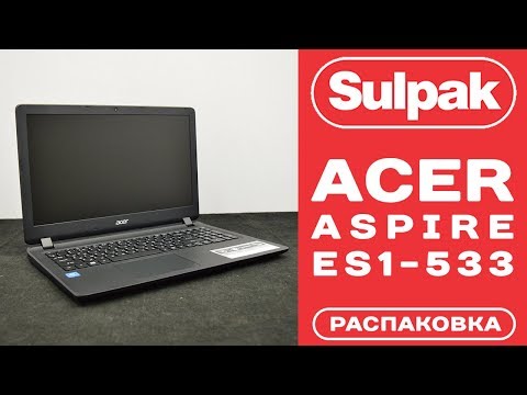 Ноутбук Acer Aspire ES1-533 (NX.GFTER.056) распаковка (www.sulpak.kz)