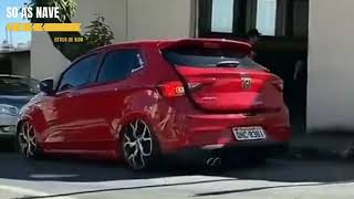Fiat argo rebaixado tocando funk