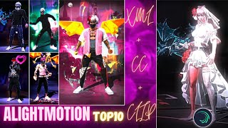 10 HD QUALITY (XML CLIP CC)⬇️ ALIGHT MOTION FF 🔥 🥵 XML & TUTORIAL || XML CC LINK IN DESCRIPTION ||